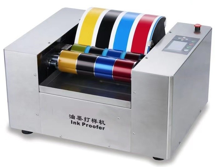 Automatische Tischmaschine mit Gravur-Spot-Farb-Offset-Flexo-UV-Tinten-Drucker