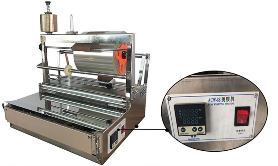 Verstellbare Kopfschicht-Film-Schneidemaschine für die Verpackung verschiedener Produktformen und -größen